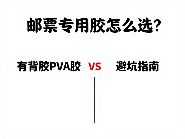 邮票专用胶怎么选?有背胶PVA胶对比,避坑指南