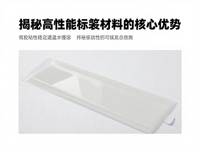 背胶粘性稳定遇温水慢溶,揭秘高性能标签材料的核心优势