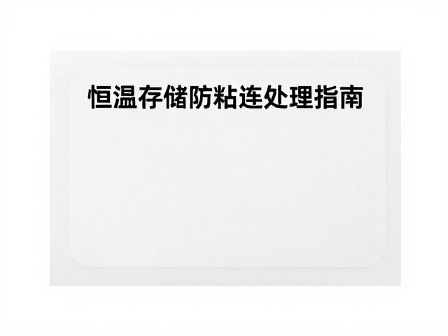 有背胶标签恒温存储防粘连处理指南,解决粘贴脱落难题
