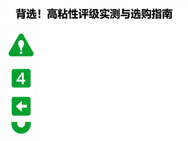 有背胶双面涂胶怎么选?高粘性评级实测与选购指南