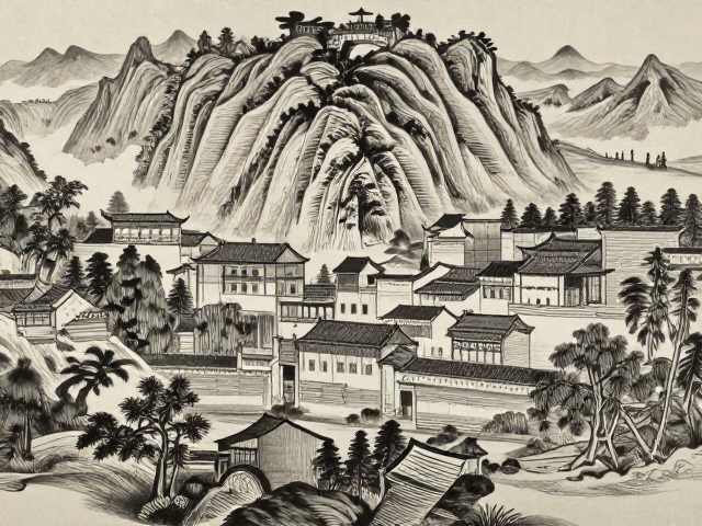 整版雕刻墨色饱满均匀，精选风景名胜题材的艺术价值解析