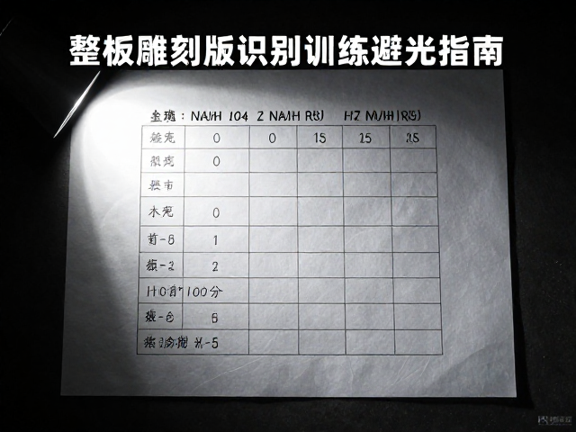整版雕刻版纹识别训练避光指南，强光直射危害与防护技巧