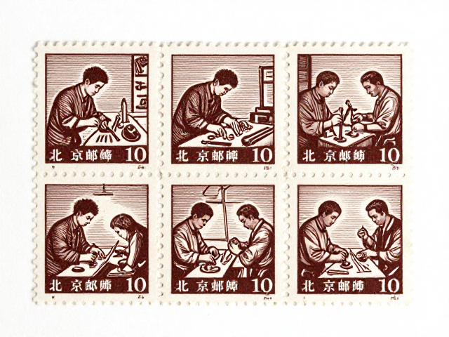 北京邮票厂整版雕刻邮票，见证历史事件的稀缺珍品