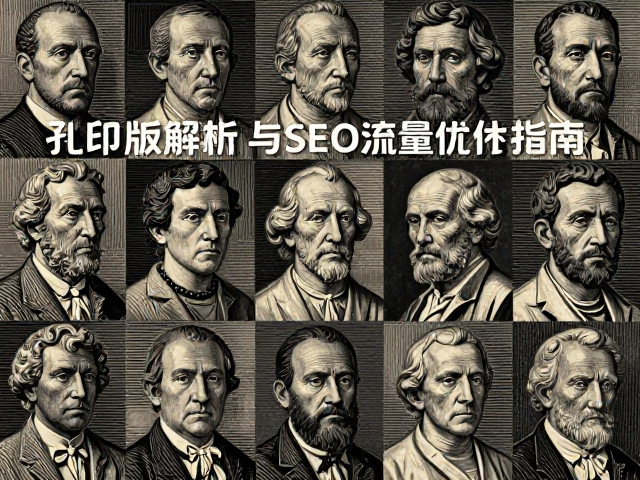 整版雕刻人物肖像的孔印版技术解析与SEO流量优化指南