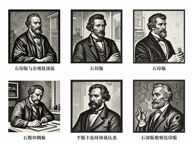 石印版与胶印印版，历史人物印刷技术演变全解析
