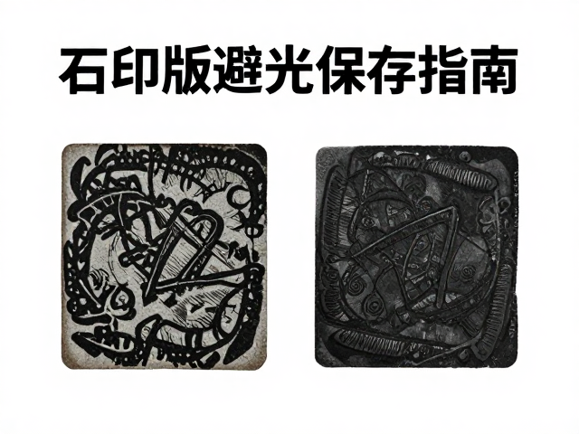 石印版避光保存指南，胶印平版印刷鉴别与防潮防褪色技巧