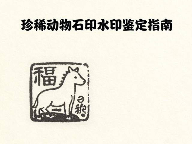 珍稀动物石印版水印鉴定指南，揭秘高价值孤本的市场逻辑