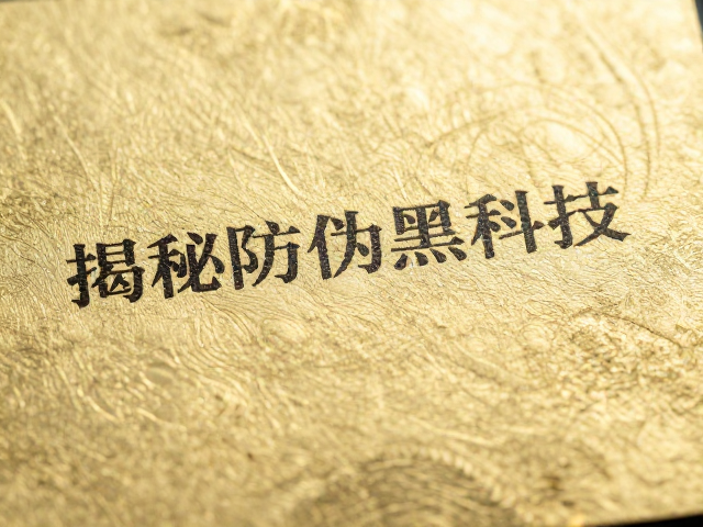 揭秘防伪黑科技，烫金对印与紫外荧光如何显现真容