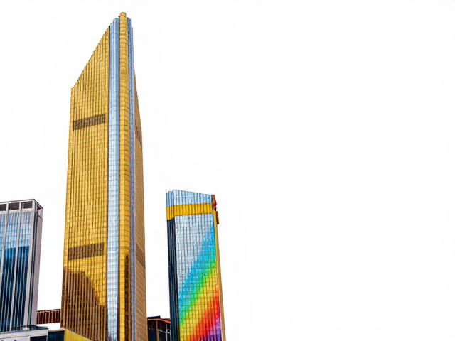 烫金烫银地标建筑与彩虹底纹，高流量设计灵感与SEO视觉优化指南