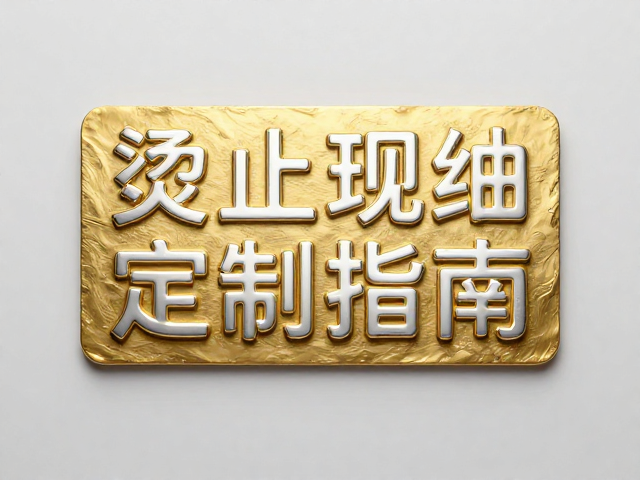 烫金烫银微缩工艺，高难度图文精细定制指南