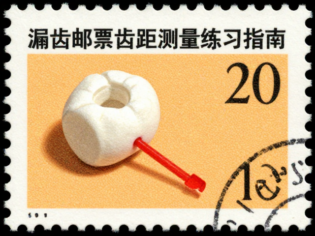 漏齿邮票怎么测齿距？特种邮票齿距测量练习指南