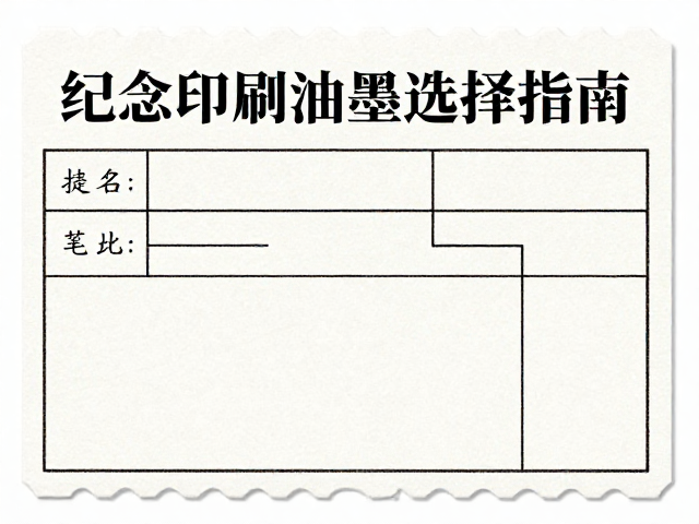 纪念票印刷油墨选择指南,厚薄纸适配与礼品市场趋势