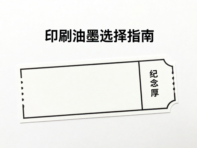 纪念票印刷油墨选择指南,厚薄纸适配与礼品市场趋势