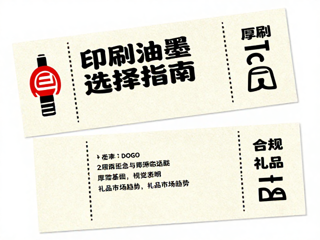 纪念票印刷油墨选择指南，厚薄纸适配与礼品市场趋势