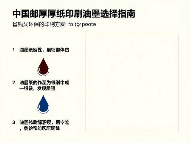 中国邮政厚薄纸印刷油墨选择指南，省钱又环保的印刷方案