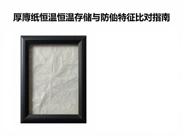 厚薄纸恒温恒湿存储与防伪特征比对指南，助力藏品安全流通
