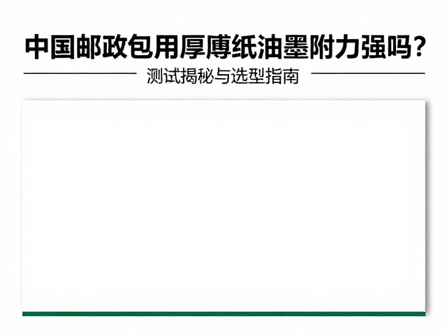 中国邮政包装用厚薄纸油墨附着力强吗?测试揭秘与选型指南