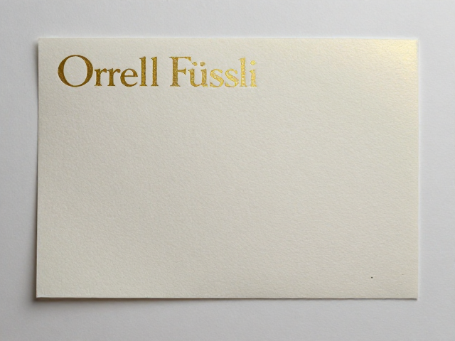 瑞士Orell F&uuml;ssli特种纸，厚薄纸烫金烫银工艺与印刷效果解析