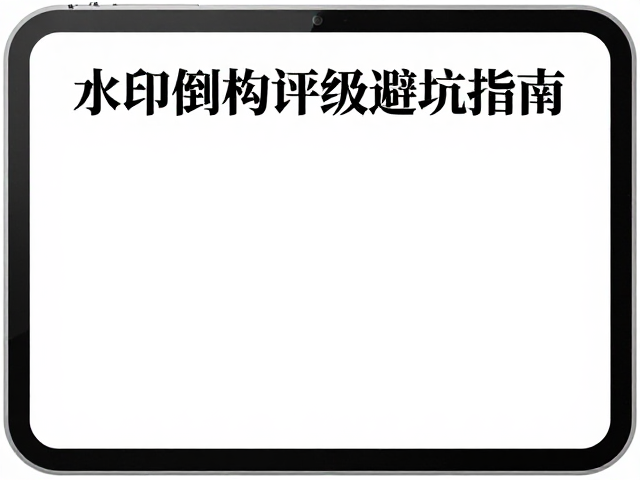 水印倒置被判图案错误？专业机构评级避坑指南