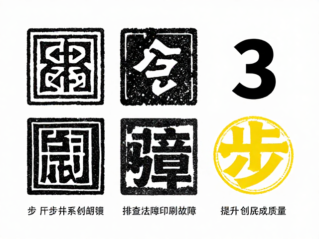 石印图案错误油墨干涸?3步排查印刷故障,提升成品质量