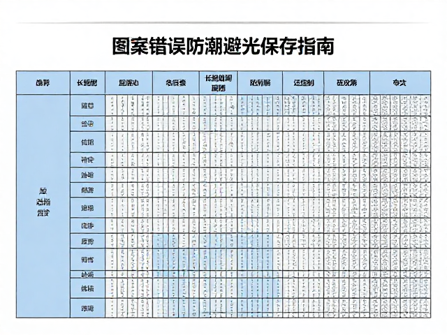 底纹漏印怎么救?图案错误防潮避光保存指南