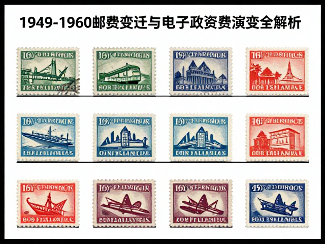1949-1960航空邮票资费变迁与电子邮政资费演变全解析