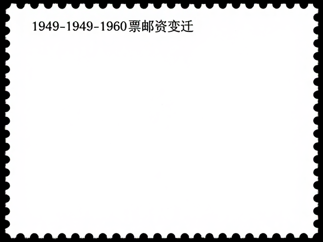 1949-1960邮票邮资变迁,早期资费如何受通货膨胀影响?