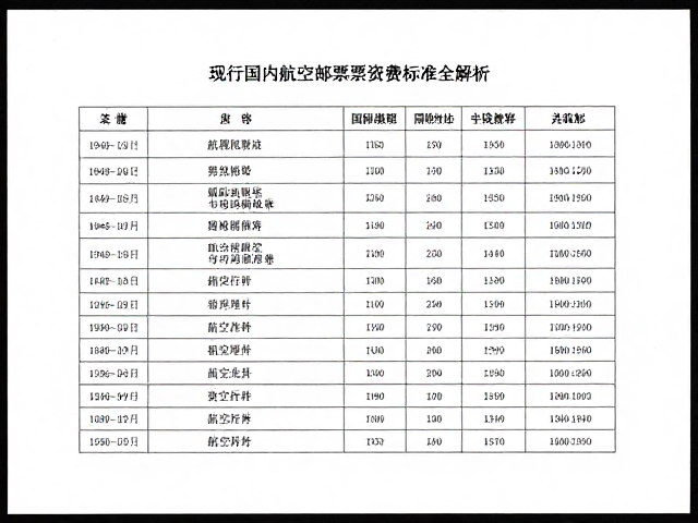 1949-1960早期资费变迁,现行国内航空邮票资费标准全解析