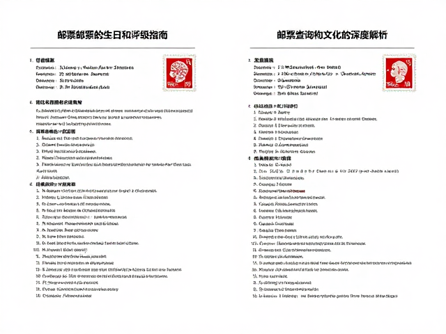 邮票识别与评级指南,从目录查询到文化交流的深度解析
