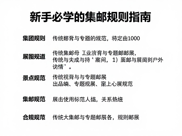 传统集邮与专题邮展,新手必学的集邮规则指南
