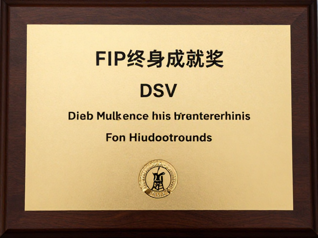 FIP终身成就奖,德国集邮协会DSV的荣誉与贡献