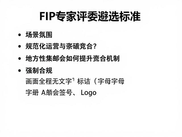 FIP专家评委遴选标准，地方性集邮会如何提升竞争力？