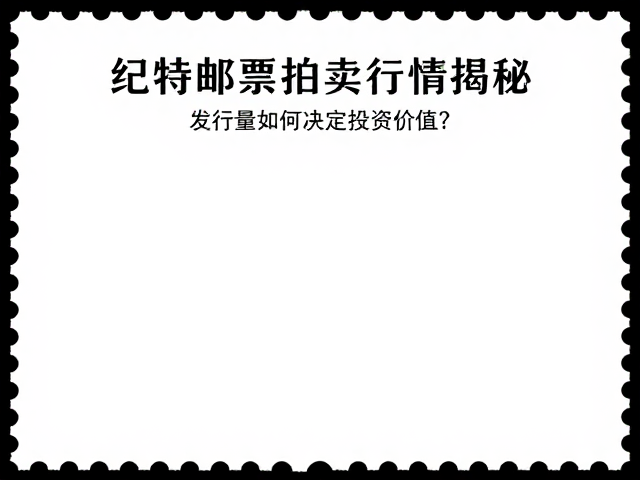 纪特邮票拍卖行情揭秘,发行量如何决定投资价值?
