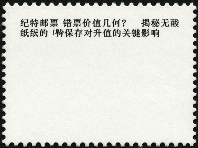 纪特邮票错票价值几何?揭秘无酸纸保存对升值的关键影响