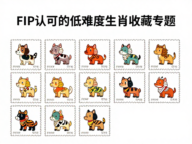 FIP认可的低难度生肖邮票专题，卡通主题入门收藏指南