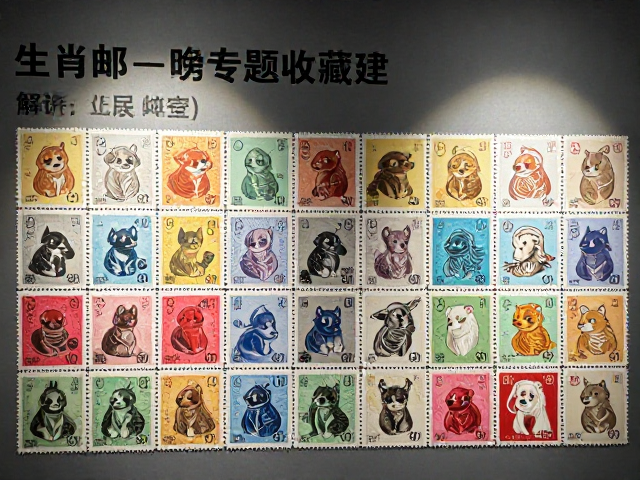 生肖邮票专题收藏，背景板设计与解说词灵感