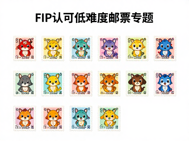 FIP认可的低难度生肖邮票专题,卡通主题入门收藏指南