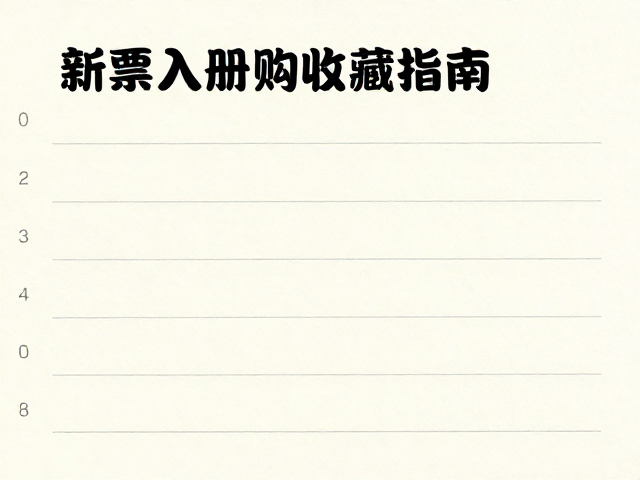 纸质邮票收藏指南，新票入册与活页册选购避坑攻略