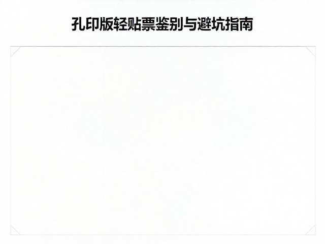 大版整版票怎么收?孔印版轻贴票鉴别与避坑指南