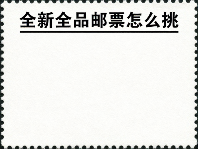 全新全品邮票怎么挑？避开折痕皱纹，认准上品微瑕避坑指南