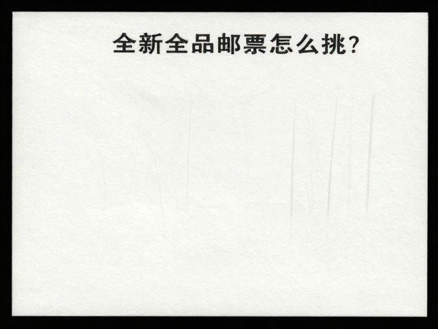 全新全品邮票怎么挑？避开折痕皱纹，教你识别未使用好票