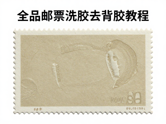 全品邮票洗胶去背胶教程,紫外荧光检测防伪与保养指南