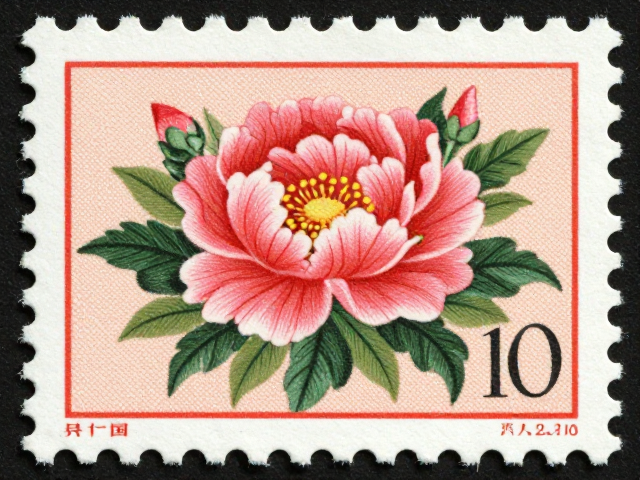 新中国花卉邮票赏析，异形齿孔的收藏魅力与市场价值