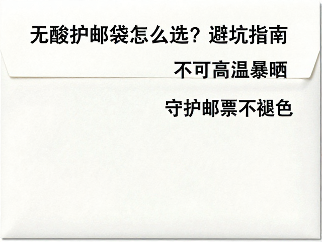 无酸护邮袋怎么选?避坑指南,不可高温暴晒,守护邮票不褪色