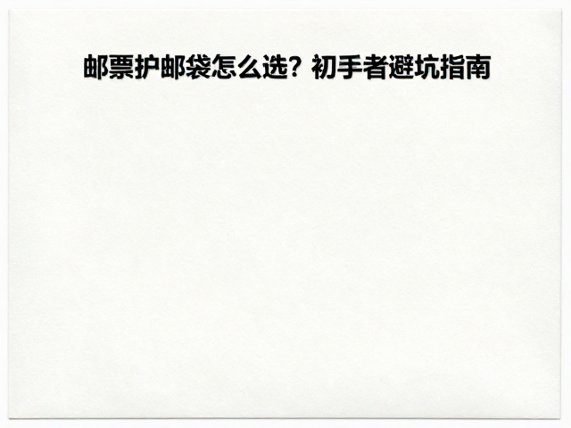 邮票护邮袋怎么选?初学者避坑指南,为何不可徒手摸邮票?