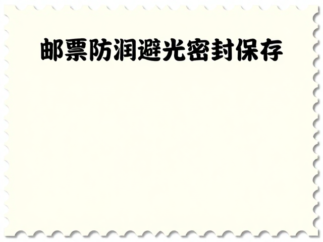 邮票防潮避光密封保存，保持空气流通防霉指南
