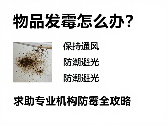 物品发霉怎么办？保持通风，防潮避光，求助专业机构防霉全攻略
