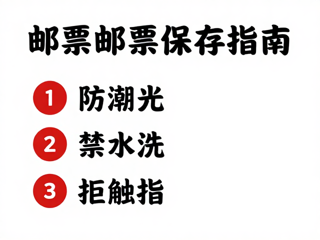 邮票保存指南，防潮避光、禁水洗、拒触指，3招保价值