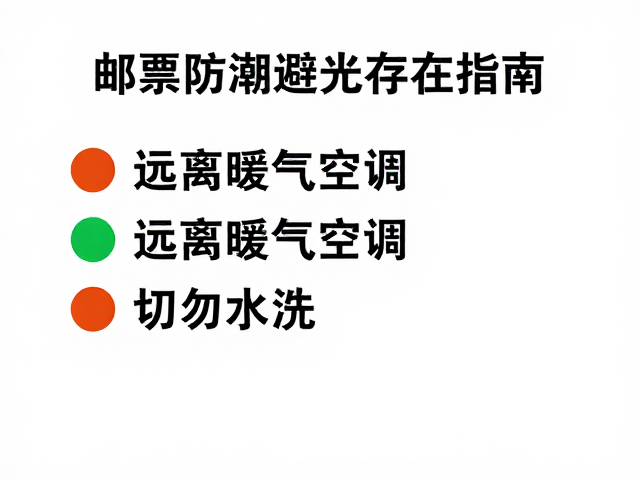 邮票防潮避光存放指南，远离暖气空调，切勿水洗