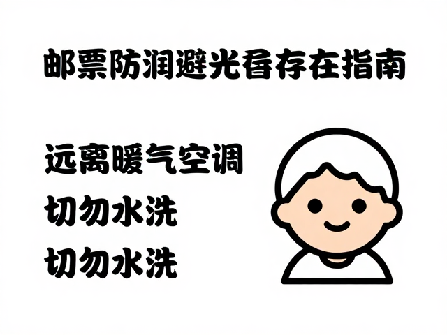 邮票防潮避光存放指南,远离暖气空调,切勿水洗